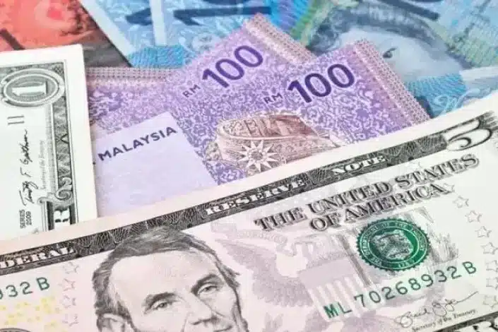 令吉兑美元升破4.0