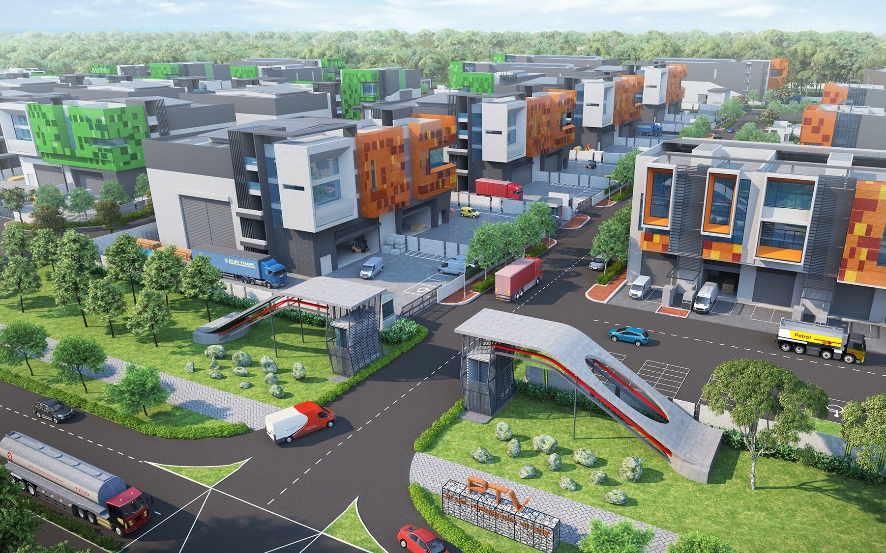 配套跟得上吗?除了冷冰冰的仓库还有什么?